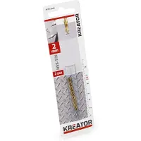Kreator HSS-Tin Metaalboor KRT010203 - Ø 2x49mm - Gereedschap