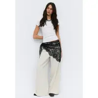 Gina Tricot  - Lace hip scarf - Sjaals - Zwart - ONESIZE - Dames