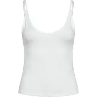 Gina Tricot  - Soft strap yoga singlet - Tanktops - Wit - S - Dames