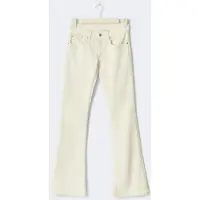 Gina Tricot  - Ultra low petite bootcut jeans - ultra low waist - Wit - 38 - Dames