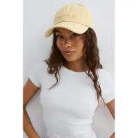 Gina Tricot Washed cotton capcaps Geel ONESIZEDames
