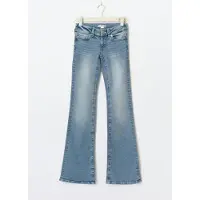 Gina Tricot  - Y dixie low flare jeans tall - Low waist jeans voor meisjes 9–14 jaar - Blauw - 134 - Meisje