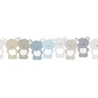 A.S. Création LIEVE BEERTJES BEHANGRAND | Zelfklevend - blauw grijs bruin - Lovely Kids