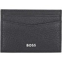 BOSS Accessoires Gepersonaliseerde Kaarthouder met Geldclip in Marineblauw