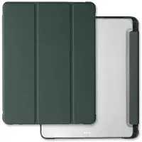Mercury Serie - Tablethoes - iPad Pro 13 - Ciemnozielony - Clear Back Cover
