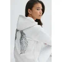 Gina Tricot  - Y basic hood - Hoodies voor meisjes van 9–14 jaar - Grijs - 170 - Meisje