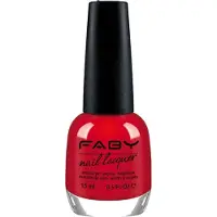 Faby nagellak Red Reflex dames 15 ml vegan koraalrood