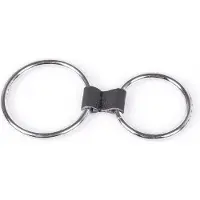 Kiotos leather Dubbele Penis ring 40 & 50 mm