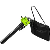 Fieldmann Bladblazer, harken en zuiger FZF 6205-B, 0,8 kW, 25,4 cm³, opvangbak van 40 liter, 4,5 kg