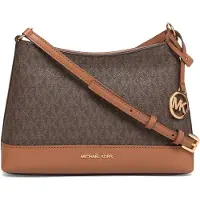 Michael Kors Schoudertas bruin / zwart
