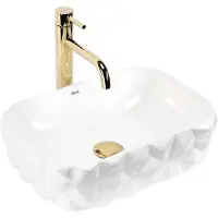 REA - Zamia - Wastafel - Wit - 43X30X12,5Cm