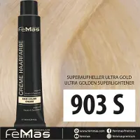 Femmas (903S) - Haarverf - Super Brightener Ultra Goud - 100ml