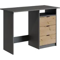 Vicco Meiko Bureau – 105 x 50 cm met laden Antraciet/Artisan