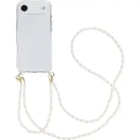 IMoshion Backcover met koord + armband - Parels voor de Apple iPhone Air - Transparant