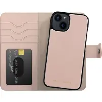 IDEAL OF SWEDEN Magnet Wallet+ Bookcase voor de Apple iPhone 17e / 16e / 15 / 14 / 13 - Pink
