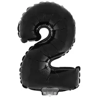 Espa - Enorme zwarte aluminium cijfer ballon