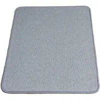 Prima - Wollen vloerkleed - Deurmat - Davi - mint - blauw - groen - ecru - 70x90cm