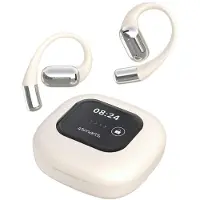 4smarts SkyBuds OWS - Bluetooth Koptelefoon - AI Scherm - Open-Ear Design - Beige