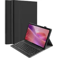 Just in Case tablet Hoes met Toetsenbord geschikt voor Lenovo Tab - QWERTY Bluetooth Keyboard Case - Zwart