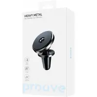 Proove Telefoonhouder Heavy Metal Magnet – Stevige Klem en Ventilatiebevestiging – Zwart