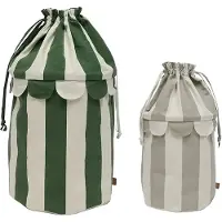 Oyoy Opbergmanden - Saga - 2-pack - Clay/Groen - - OneSize - Opbergers