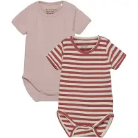 Minymo - Kid's Body S/S (2-Pack) - Ondergoed 86, roze