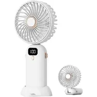 OEM - Tafelventilator - USB mini ventilator - stille bureauventilator 3 standen USB oplaadbaar - voor kantoor, slaapkamer, thuiswerkplek en reizen