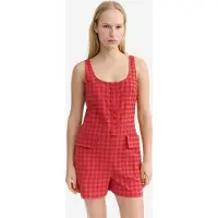 Thinking MU Jumpsuit ' MAUD ' rood / pastelrood