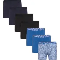 Björn Borg Boxers Cotton Stretch 7-Pack ulticolour | Zwart | Maat M