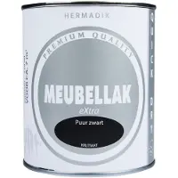 Hermadix Meubellak Extra Krijtmat Puur Zwart 750 ML