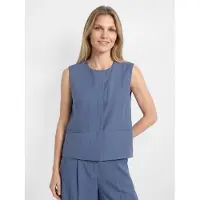 Moss Copenhagen Bodywarmer 'Frode' enziaan