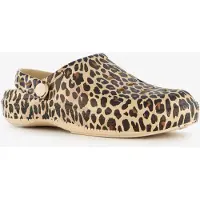 Scapino Dames klompen met panterprint beige maat 38