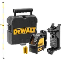 DeWalt DW088KPOL-XJ Zelfnivellerende Kruislijnlaser In Koffer (DW088K) & Kolom (DE0882) - 15m