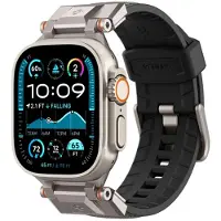 Spigen DuraPro Armor - Apple Watch 6 Cover - Schokbestendig - Grijs - Maat 44/45/46/49 mm