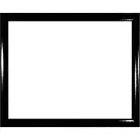 Homedecoration Colorado MDF fotolijst 69x87cm, hoogglans zwart