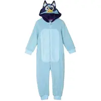 Bluey Fleece Bluey Sleepsuit Blauw 4 Years