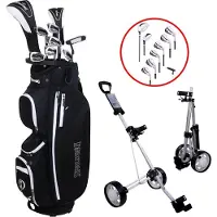 Spalding Tour 2 Complete Golfset met Golftrolley - Golfset Dames - Graphite - Rechtshandig