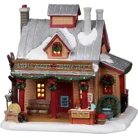 Lemax Maple Roads Sugar Shack battery operated Led Kerst