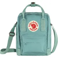 Fjällräven Schoudertas 'Kanken' lichtblauw / rood / wit