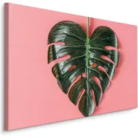Karo-art Schilderij - Hart voor planten, premium print