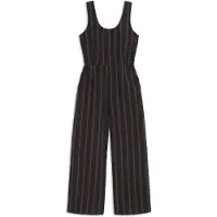 Thinking MU Jumpsuit 'RAFLESIA' navy / kastanjebruin / donkergeel
