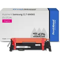 PrintAbout Toner CLT-M406S (SU252A) Magenta geschikt voor Samsung