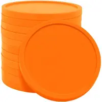 Combicraft Blanco munten / Consumptiemunten Oranje - Ø29mm - 500 stuks