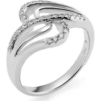 Orphelia RD-3375/52 - Ring - 18 Karaat Witgoud / Diamant 0.19 ct