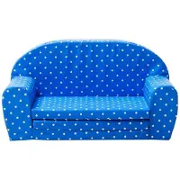 Gepetto Uitklapbare Mini sofa (blauw met witte stippen) - Gepetto (05.07.04.02)