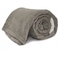 Domarex Koc Estrella 150x200cm - Zachte Plaid met Sterrenpatroon, Grijs