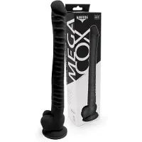 Kiotos - Mega Dildo XXL 40 x 3.7 cm - Zwart