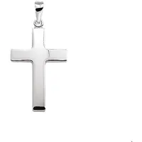 The Jewelry Collection hanger kruis zilver wit 1005034