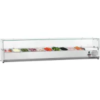 Bartscher Opzetkoelvitrine - 10x 1/4 GN - 230V - 2005x352x435mm