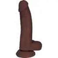 Jock Dildo met Ballen - 20,5 cm brown